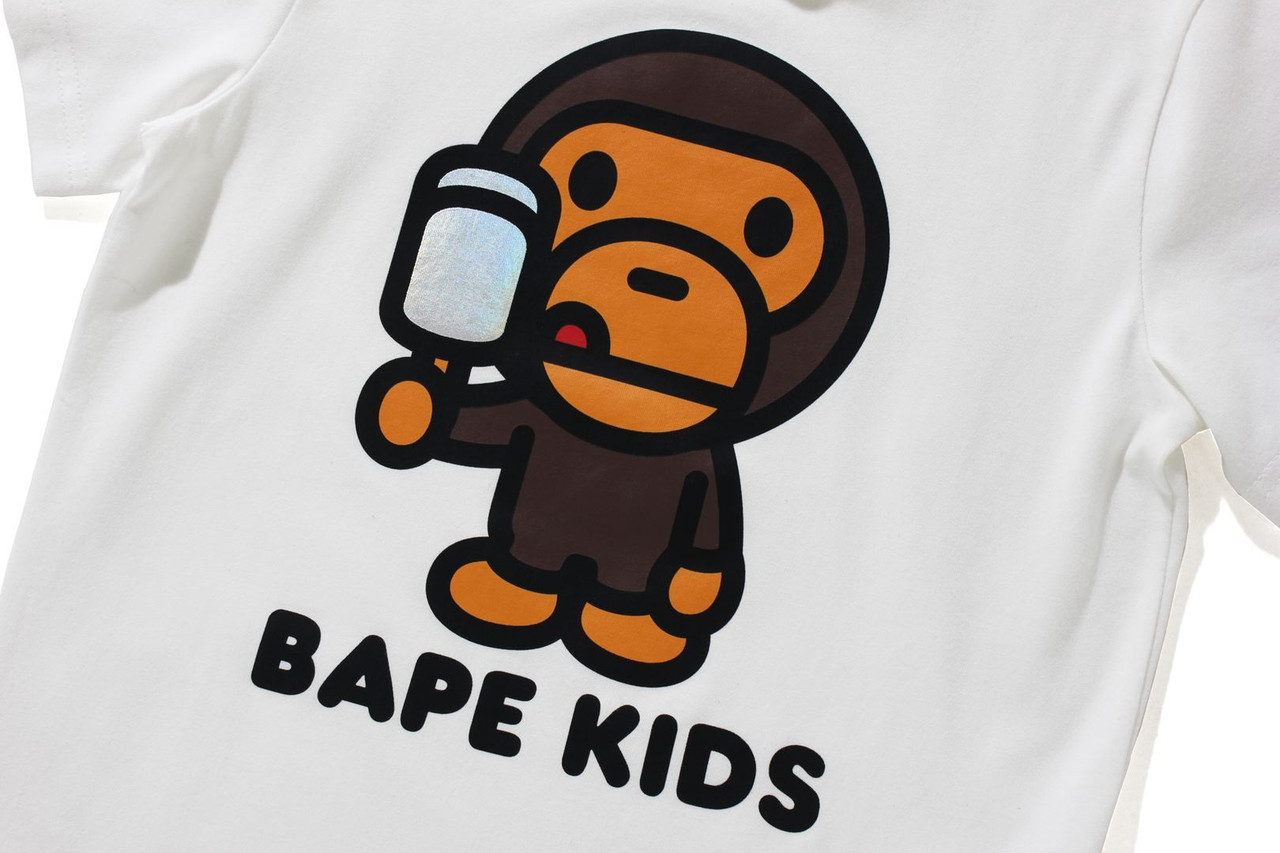 BAPE CUT AND SEWN BABY MILO POPSICLE TEE