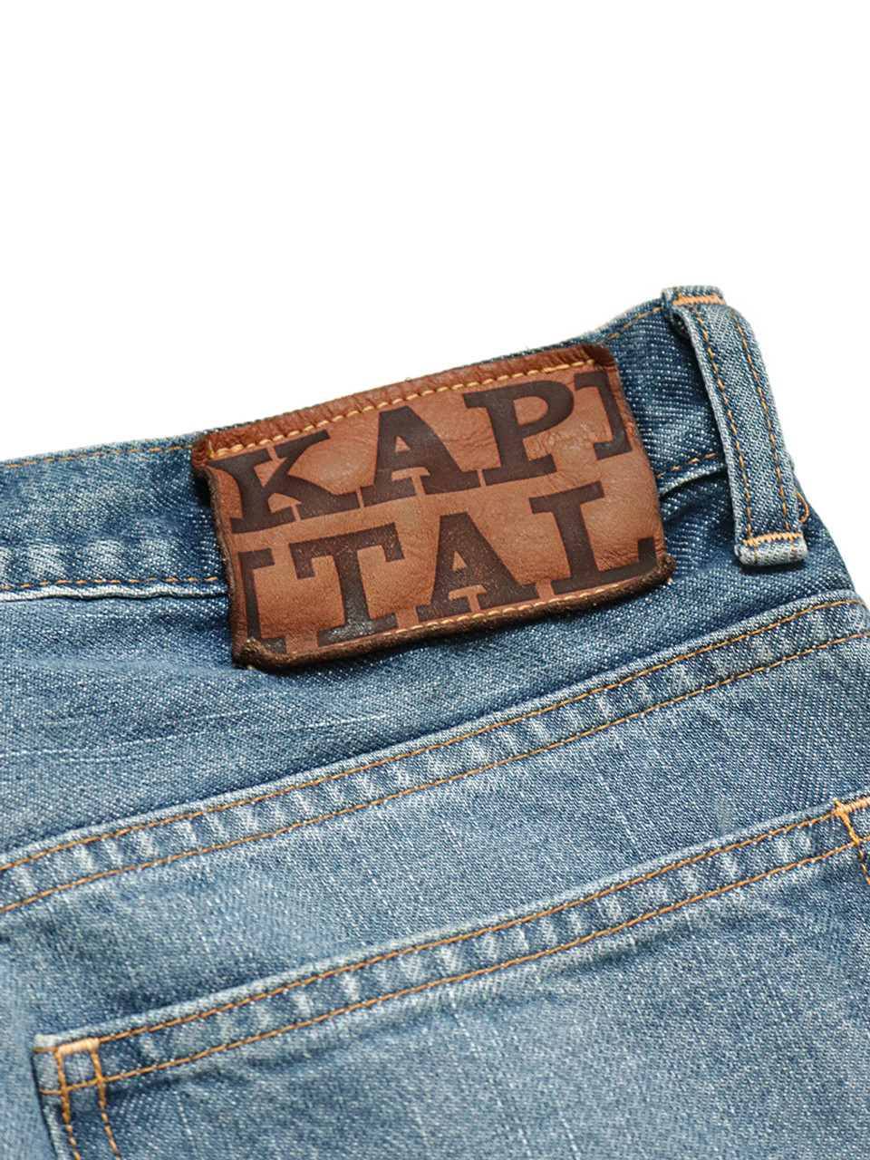 KAPITAL Pants 14Oz Denim 5P Rat Flare Pants Ms