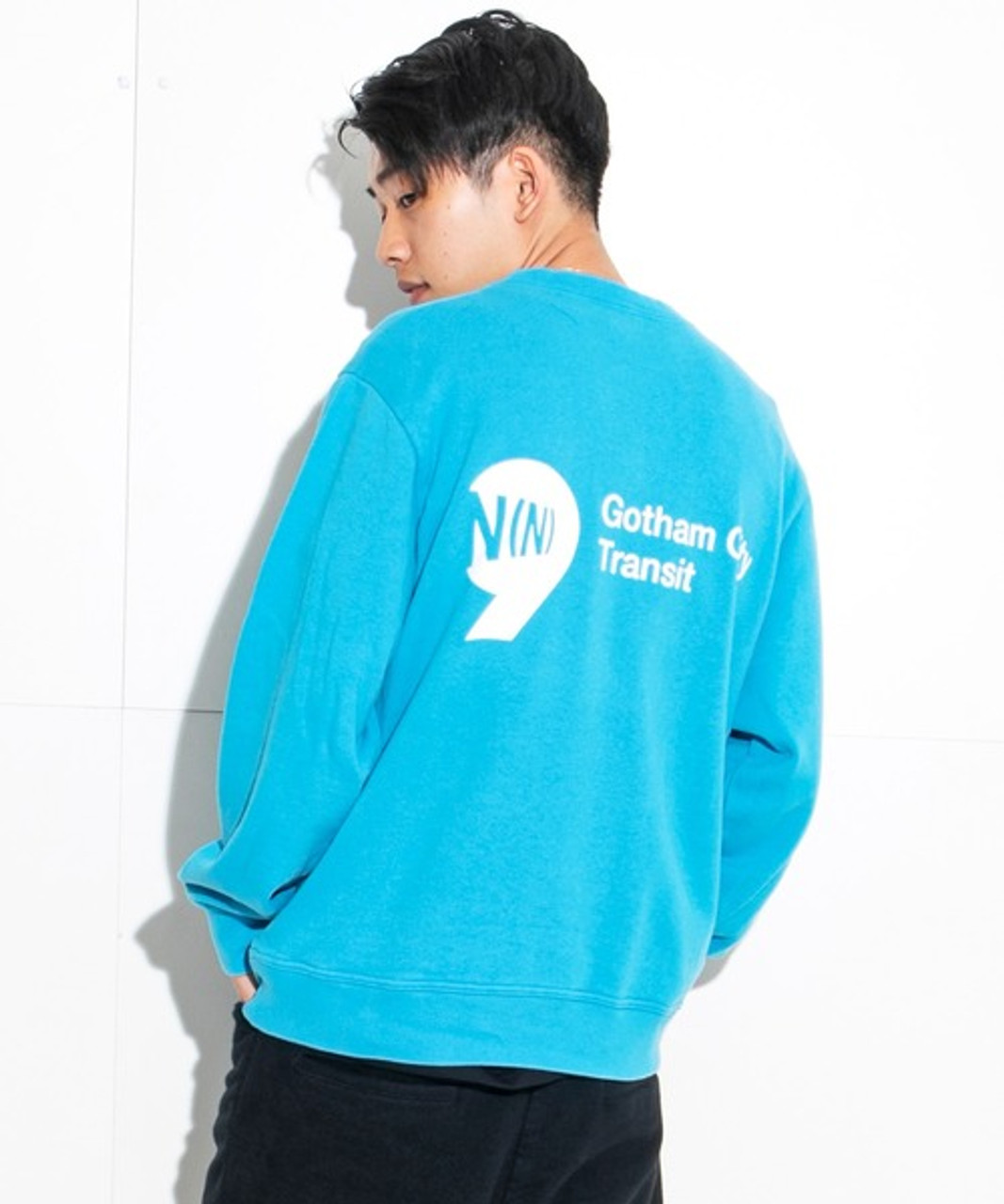 NUMBER (N)INE Tops N (N) Gotham City Transit SWEATSHIRT N (N