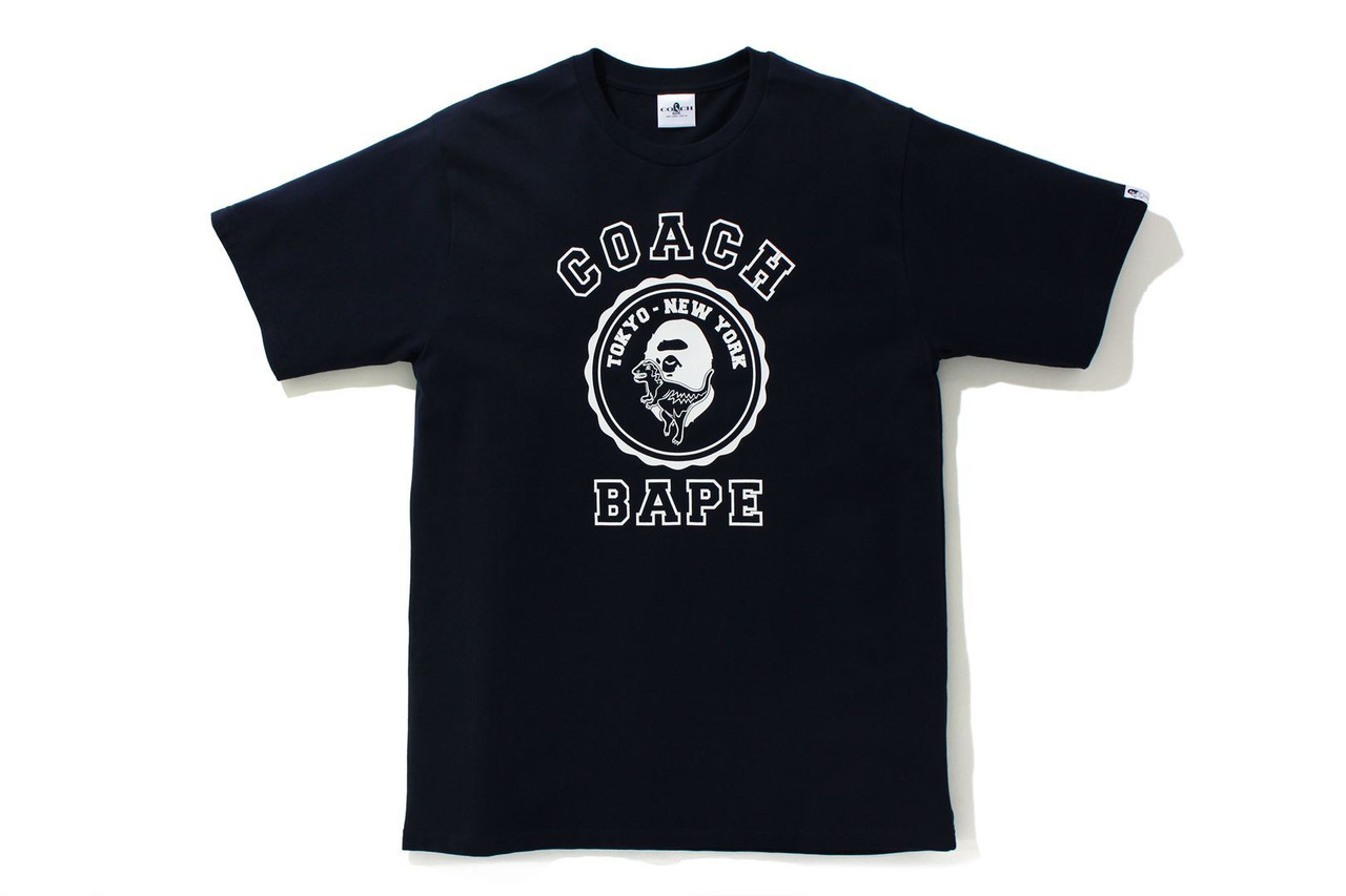 CUT AND SEWN [BAPE X COACH] COLLEGE TEE
