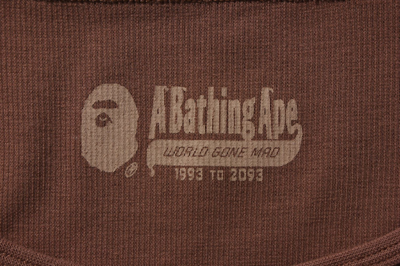 BAPE GOODS APE HEAD ONE POINT RIB L/S TEE