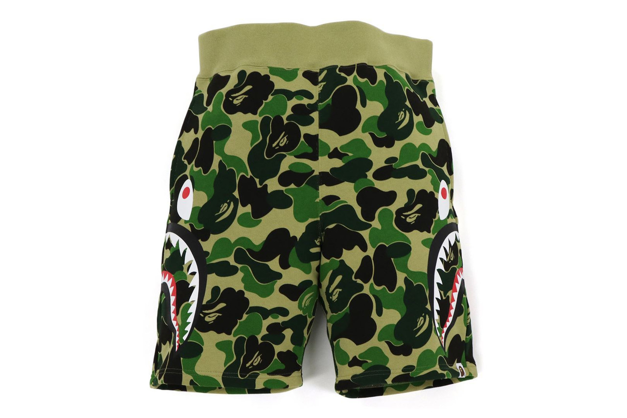 BIG ABC CAMO SIDE SHARK SWEAT SHORTS 1H80-153-001