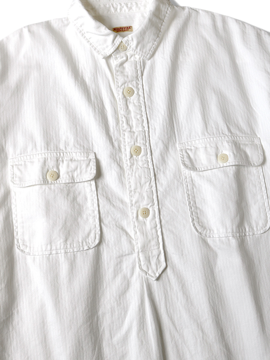 KAPITAL Shirt (Long Sleeve) Herringbone Twill Shirt Anorak