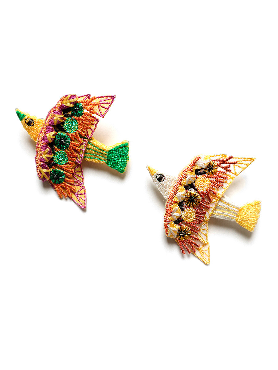 あんぱるページ KAPITAL Others 3D Embroidery Pin (Sparrow)