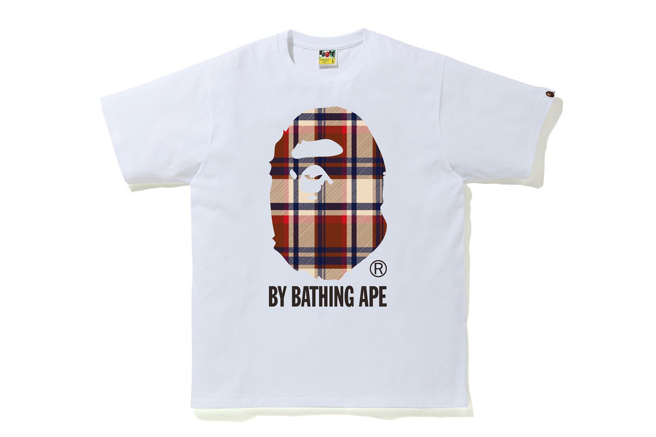 BAPE CHECK BY BATHING APE TEE 1H80-110-027