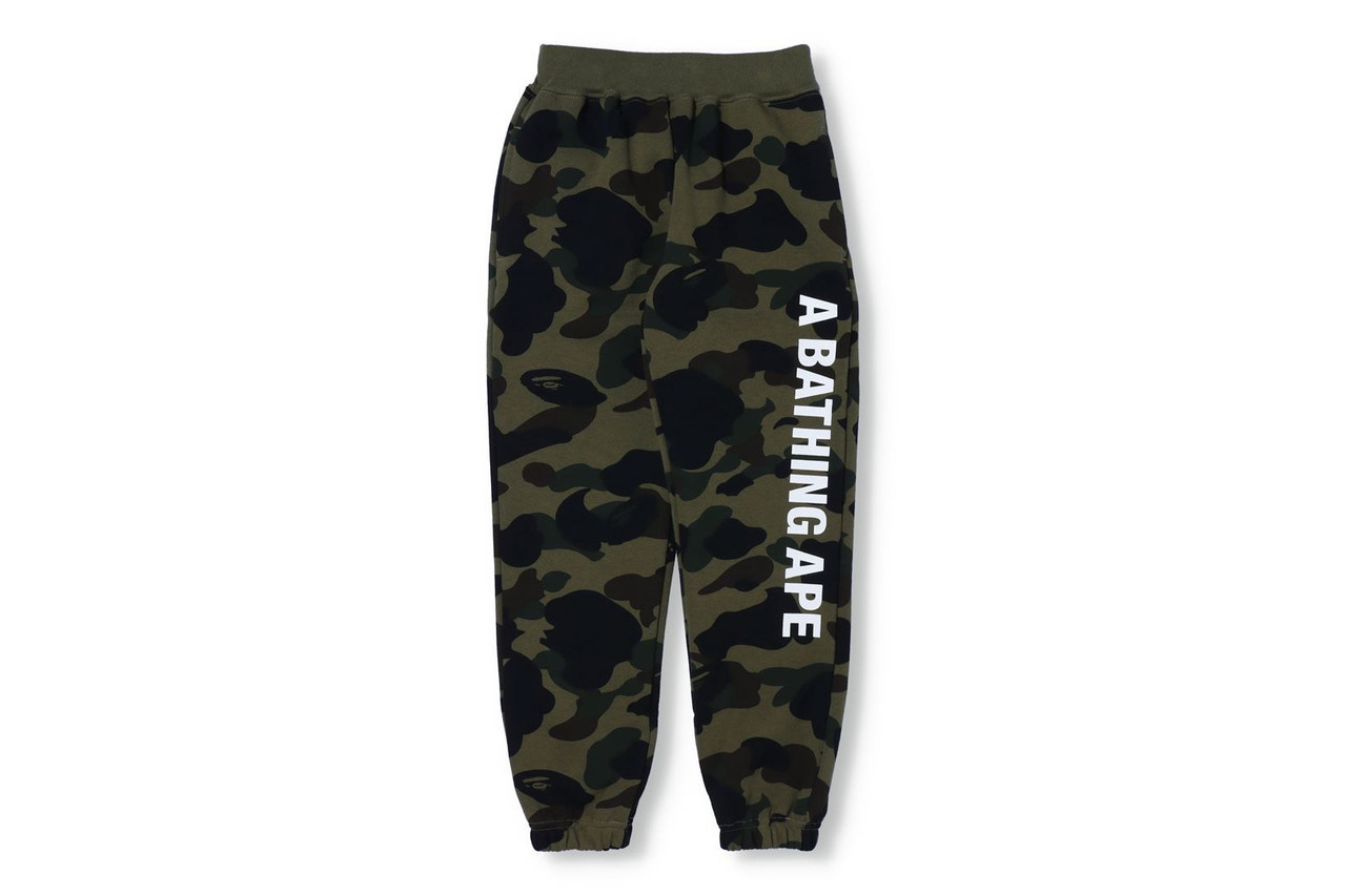 BAPE PANTS 1ST CAMO SLIM FIT SWEAT PANTS