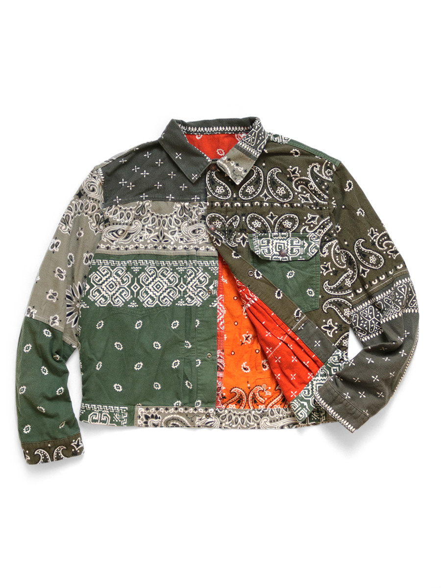 KAPITAL Jacket Nell Reversible Bandana pt 1St JKT