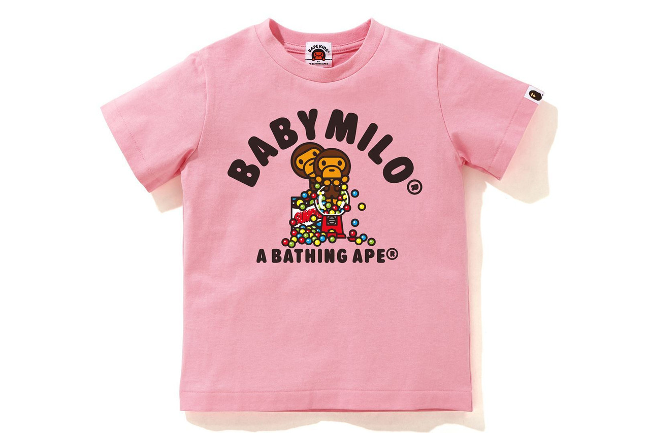 BAPE T-SHIRT BABY MILO GUM BALL TEE