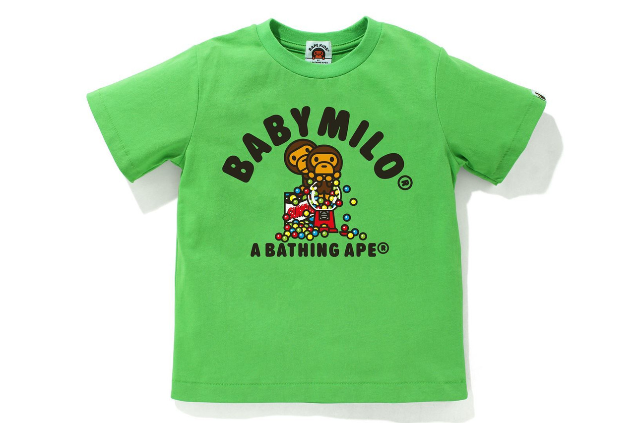 BAPE T-SHIRT BABY MILO GUM BALL TEE
