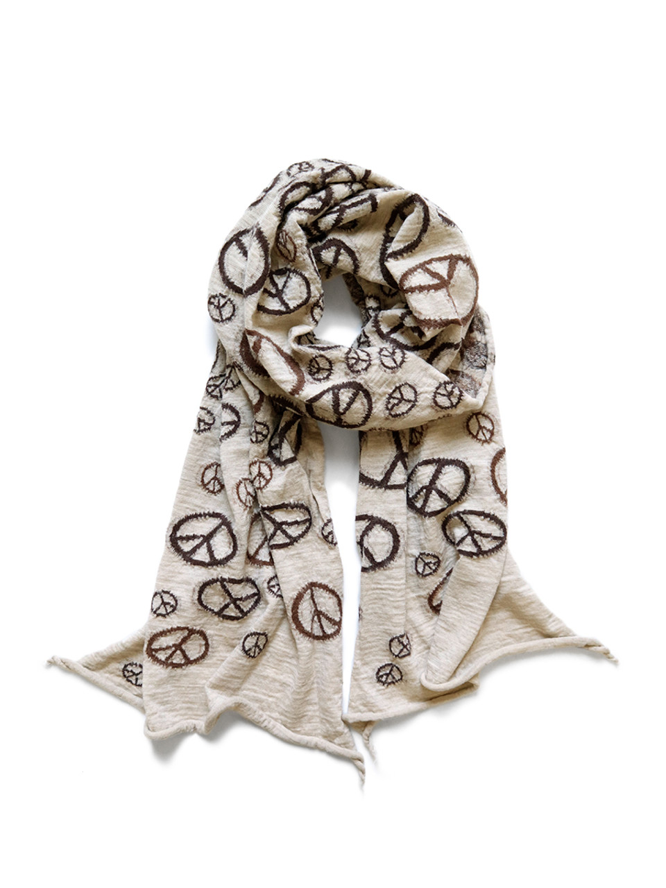 KAPITAL Scarves Wool Piece Mark HAPPY Muffler