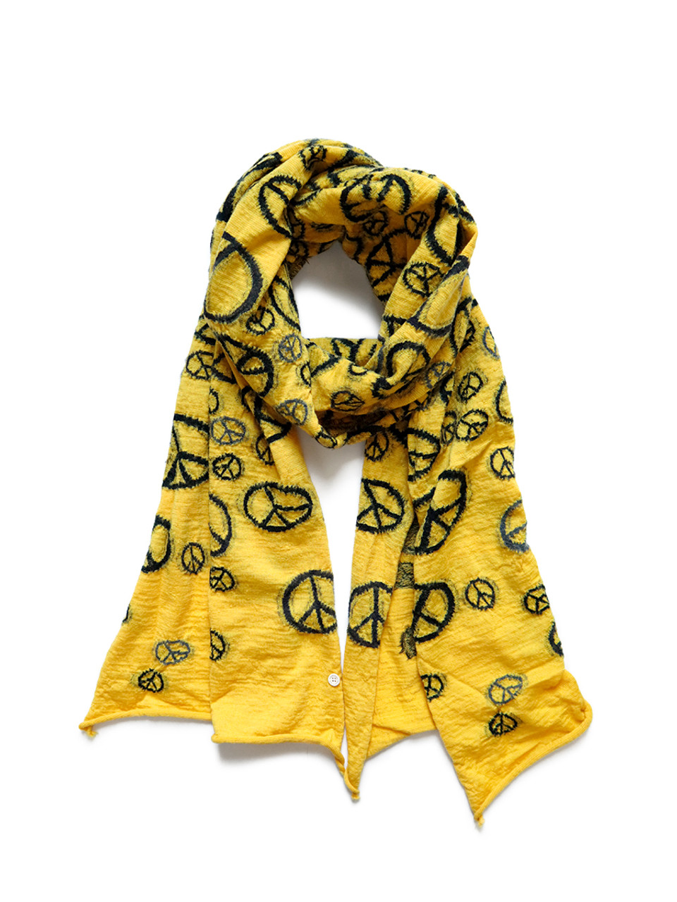 KAPITAL Scarves Wool Piece Mark HAPPY Muffler