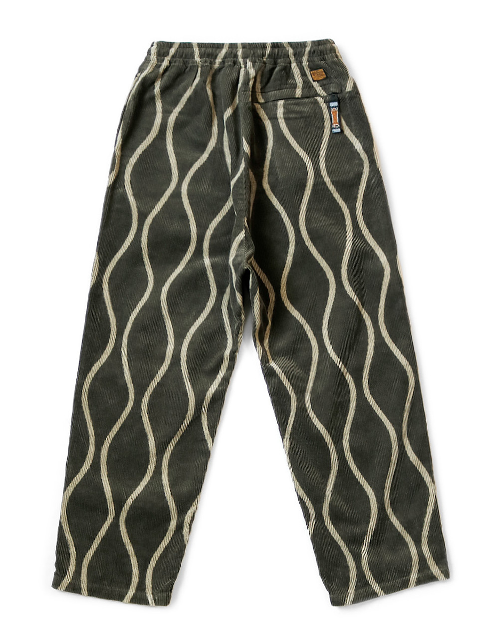 KAPITAL Pants 8W Corduroy Sickness Stripe Discharge Printing