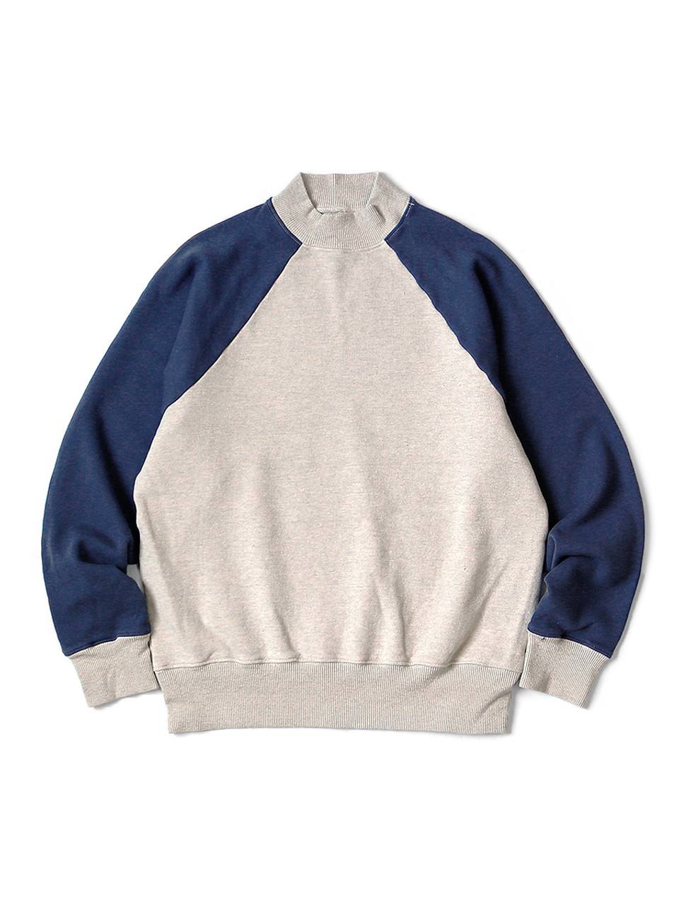 Multicolor KAPITAL 1966 Raglan Mock Neck Sweatshirt