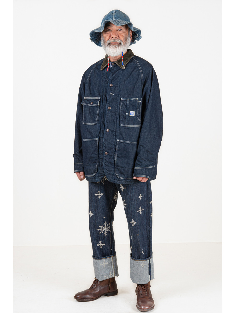 KAPITAL Jacket 8Oz Denim Lining CACTUS Coverall (O / W)