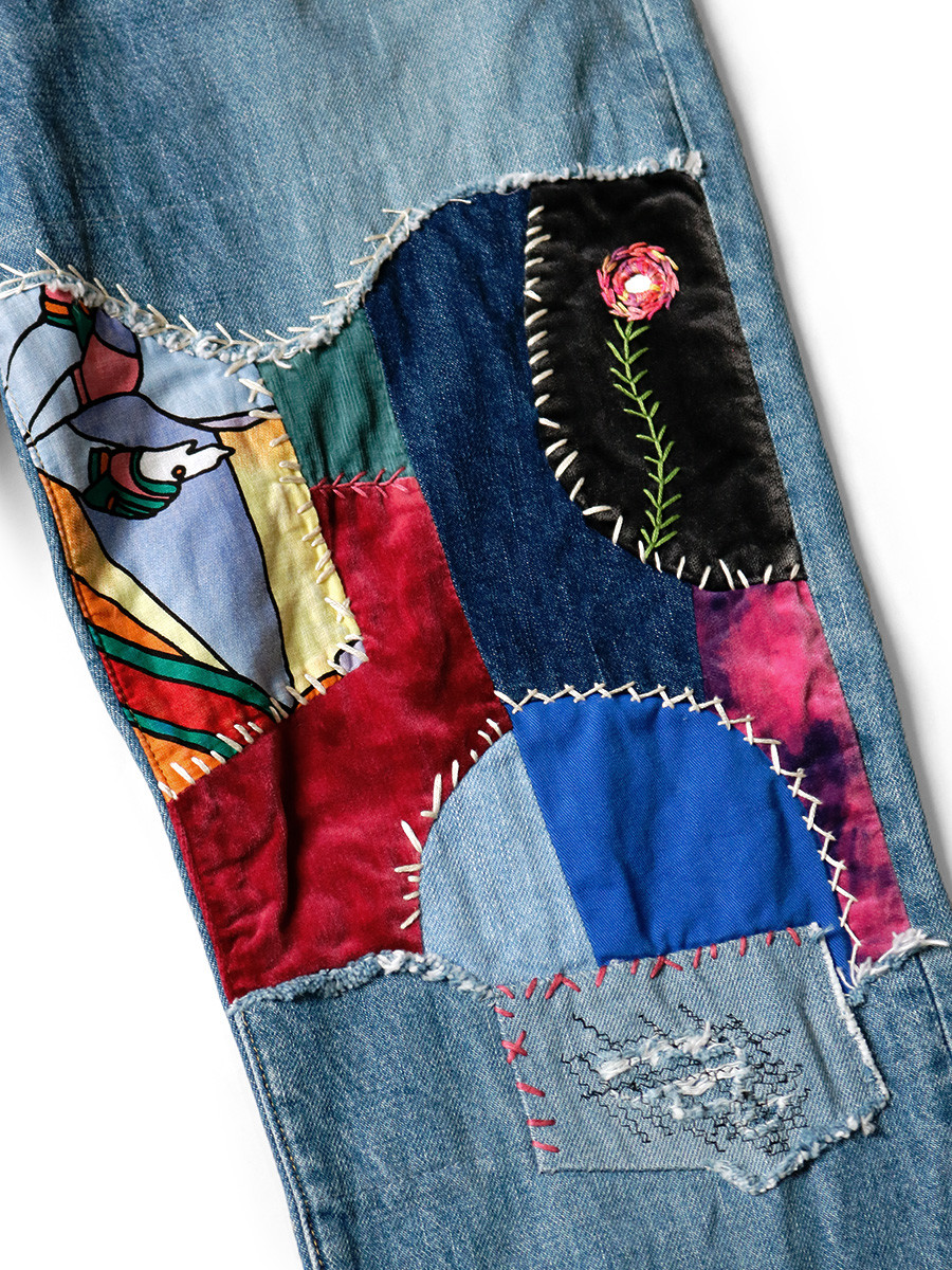 KAPITAL Pants 14Oz Denim 5P Monkey 