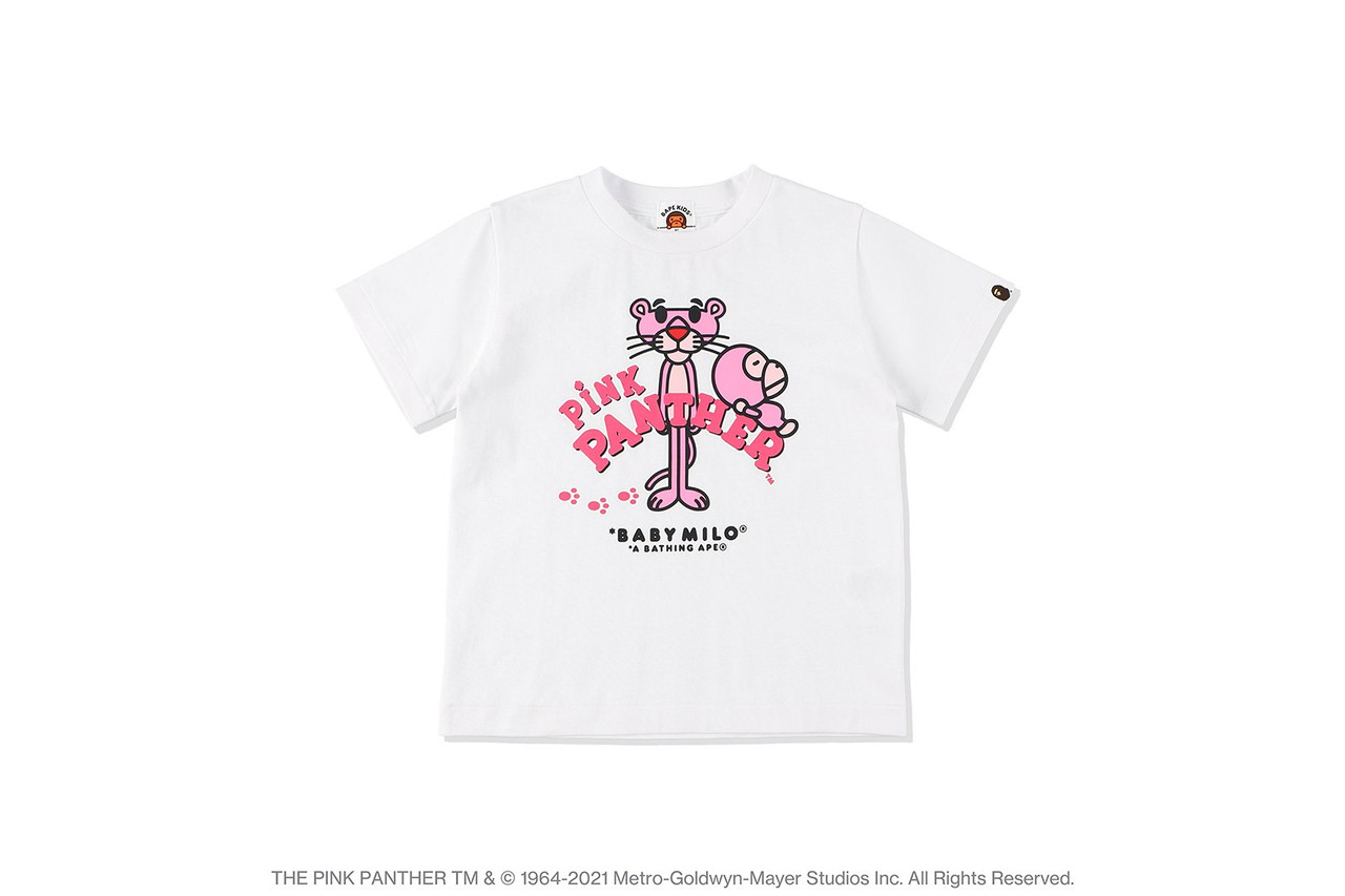T-SHIRT [BAPE X PINK PANTHER] BABY MILO TEE # 1