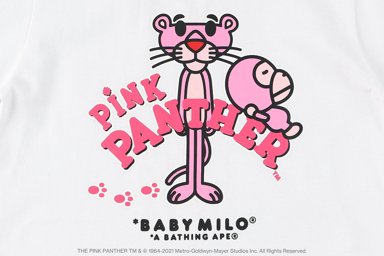 T-SHIRT [BAPE X PINK PANTHER] BABY MILO TEE # 1