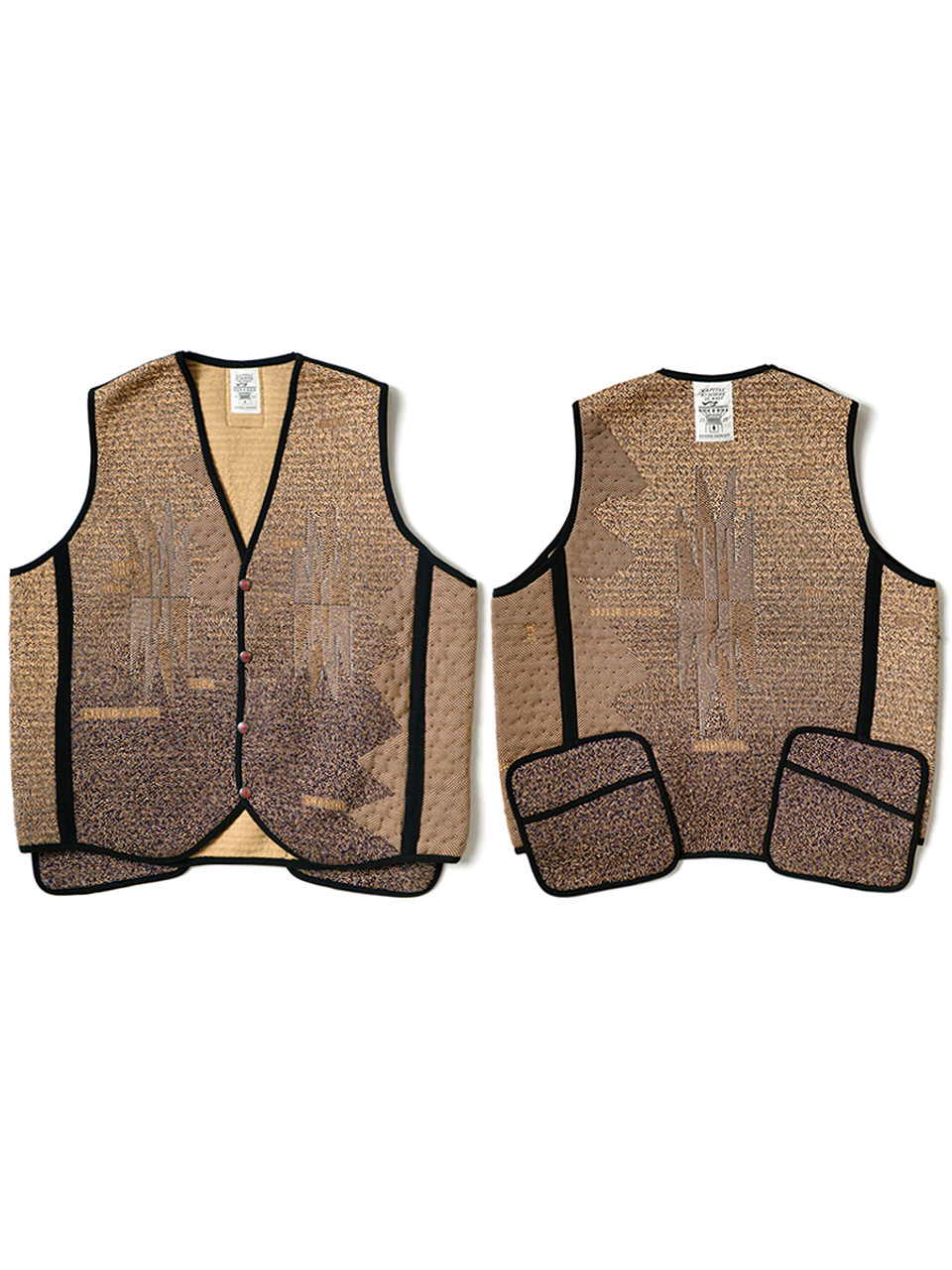 KAPITAL Vest 3D Knit Hyper Chimayo Best 2021