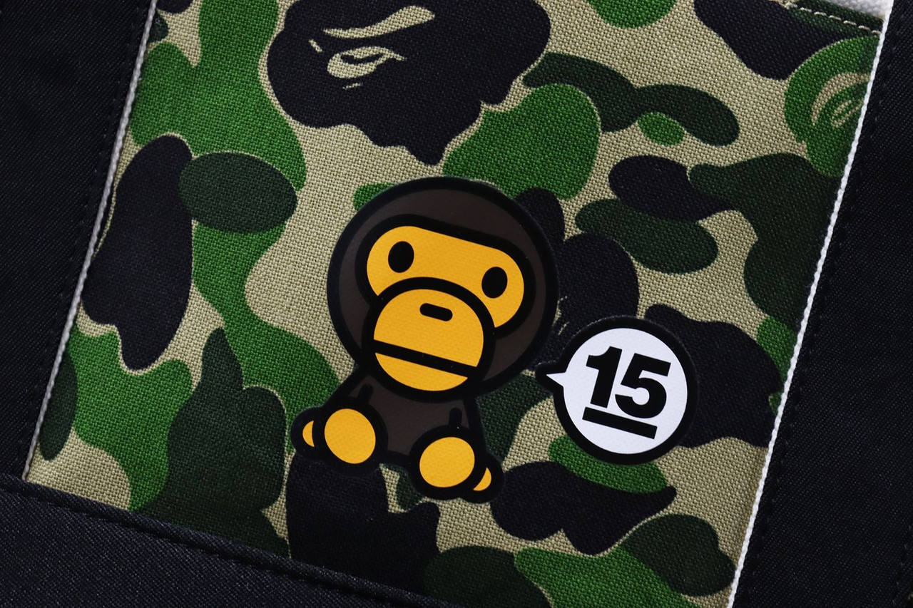 キャラクターグッズ A BATHING APE - BAPE KIDS 15TH ANNIVERSARY ABC CAMO GOODS BAPE KIDS 15TH ANNIVERSARY ABC CAMO BABY MILO TOTE BAG