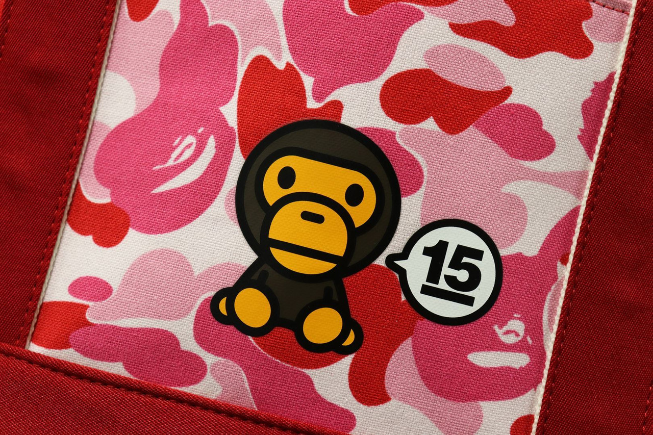 GOODS BAPE KIDS 15TH ANNIVERSARY ABC CAMO BABY MILO TOTE BAG