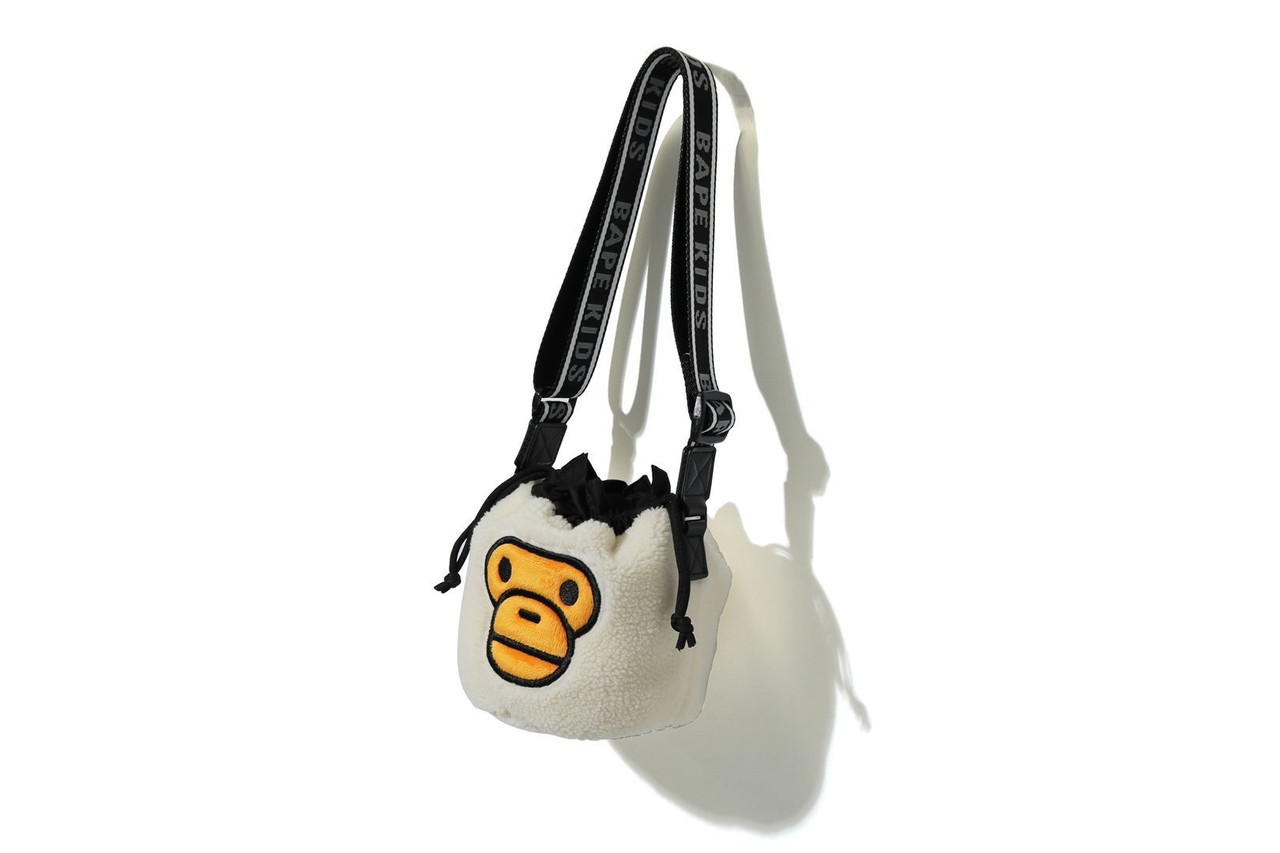 BAPE GOODS BABY MILO BOA DRAWSTRING BAG