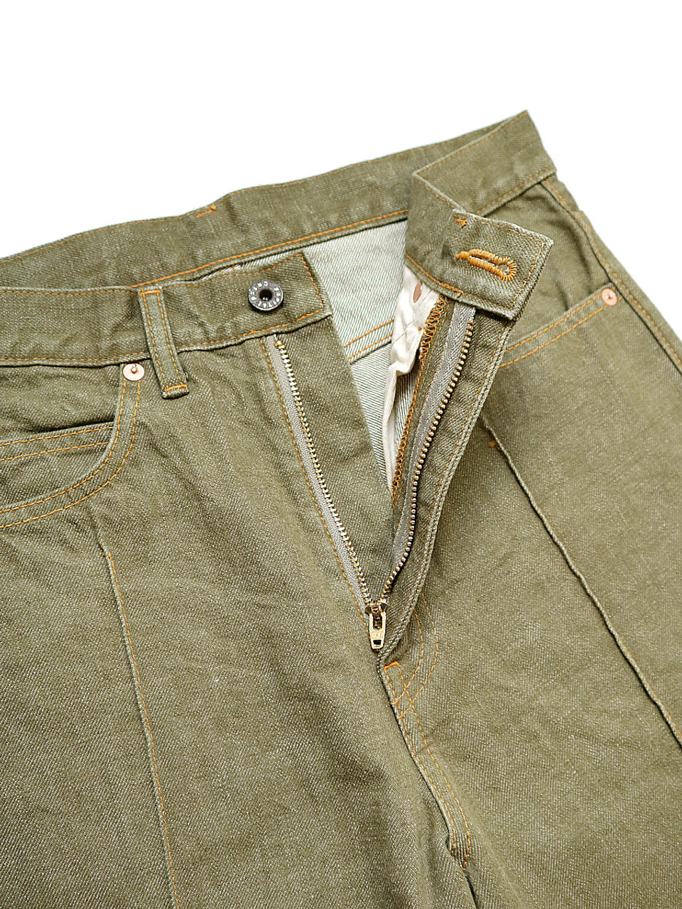 KAPITAL Pants 14Oz Color Denim 5P OKABELLBO