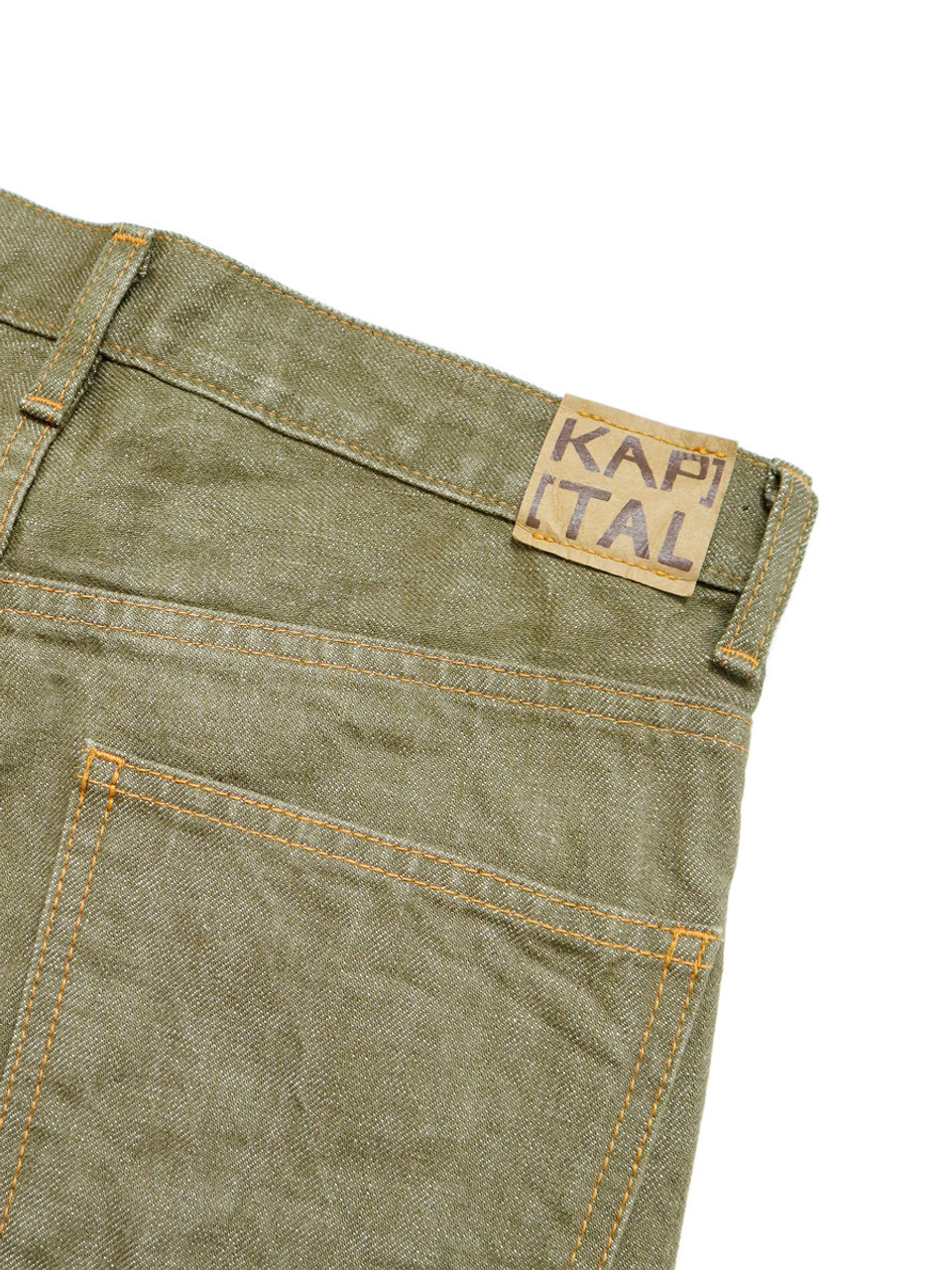 KAPITAL Pants 14Oz Color Denim 5P OKABELLBO