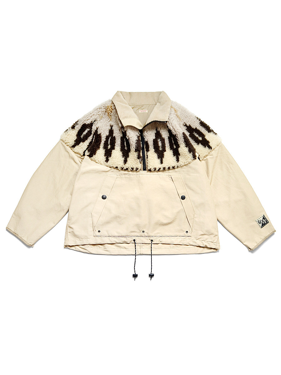 KAPITAL Jacket 60/40 Cross x Bore Fleece Nordic Anorak
