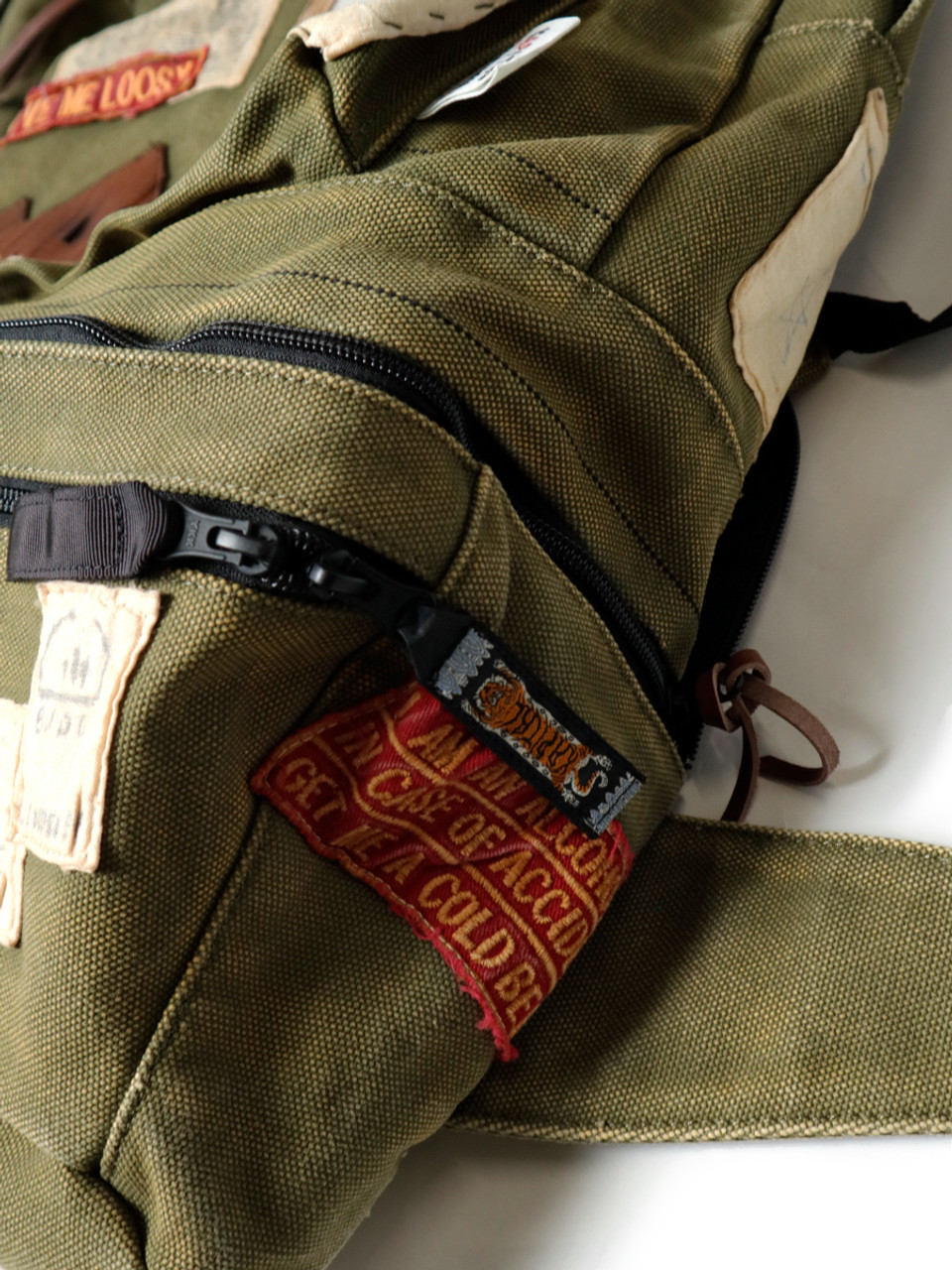 KAPITAL Bag No. 4 Canvas Separate Army Backpack (Journey Remake)