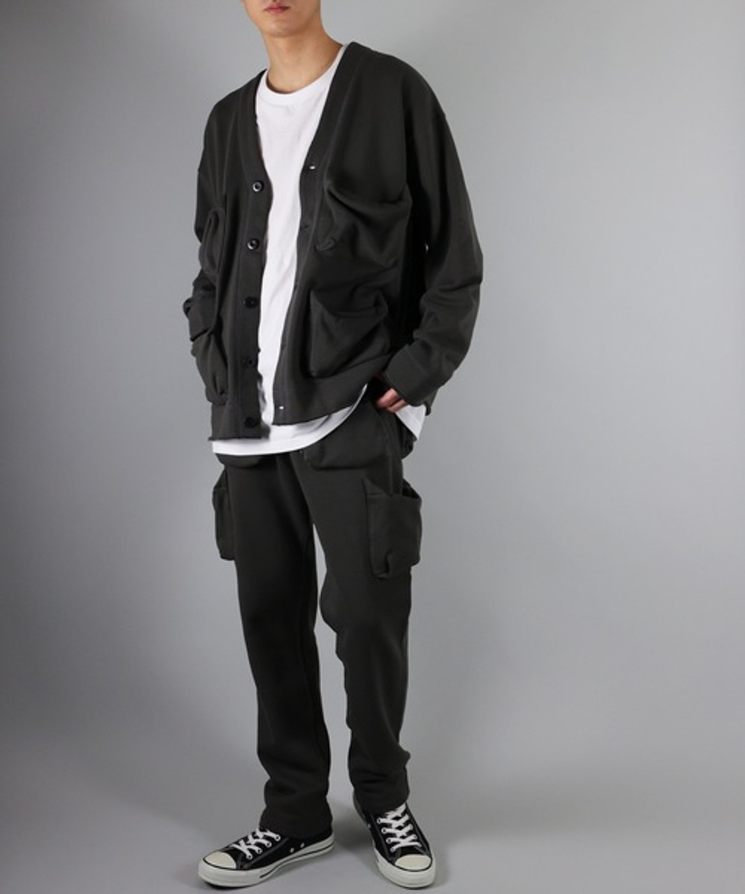 トップス NUMBER (N)INE POCKET SWEAT CARDIGAN NUMBER (N)INE POCKET SWEAT CARDIGAN