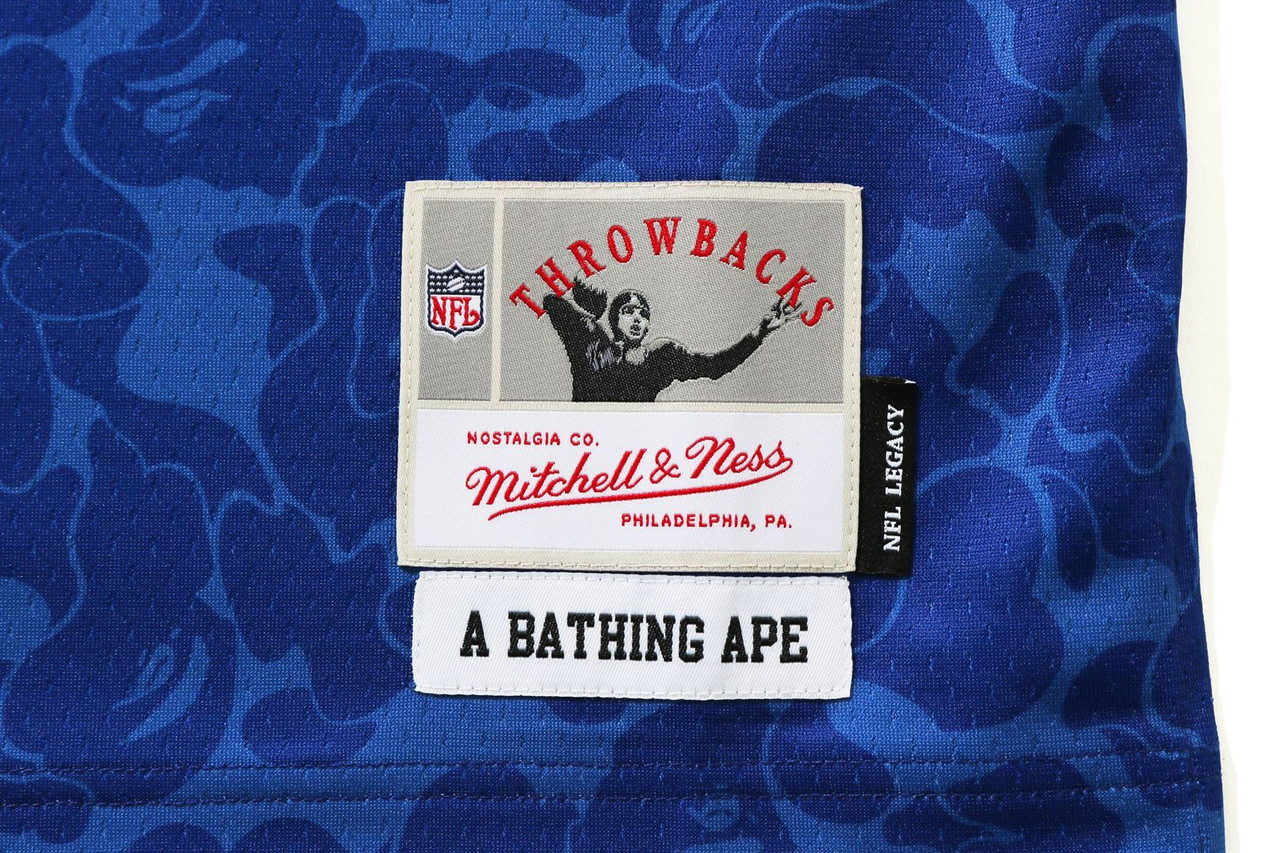 CUT AND SEWN [BAPE X MITCHELL & NESS] NFL NEW ENGLAND PATRIOTS