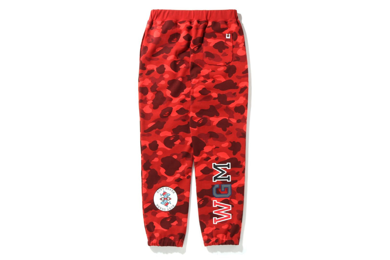 BAPE PANTS COLOR CAMO SHARK SWEAT PANTS