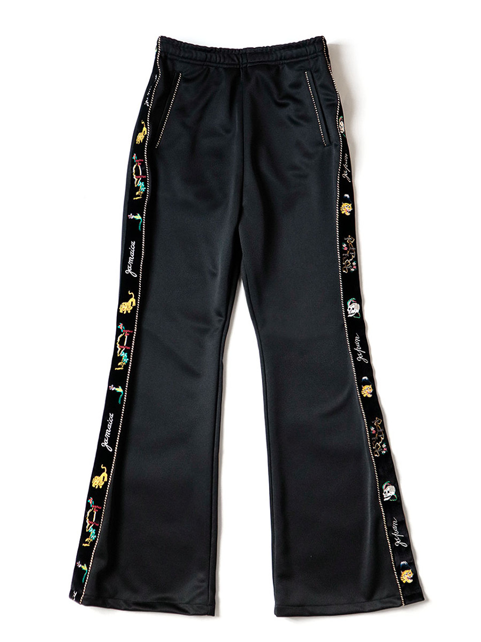 KAPITAL Pants Ska Tape Jersey JAM Flare Track Pants