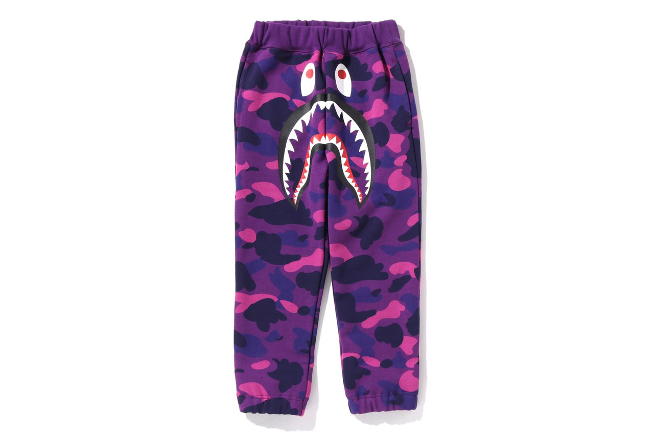 BAPE PANTS COLOR CAMO SHARK SWEAT PANTS