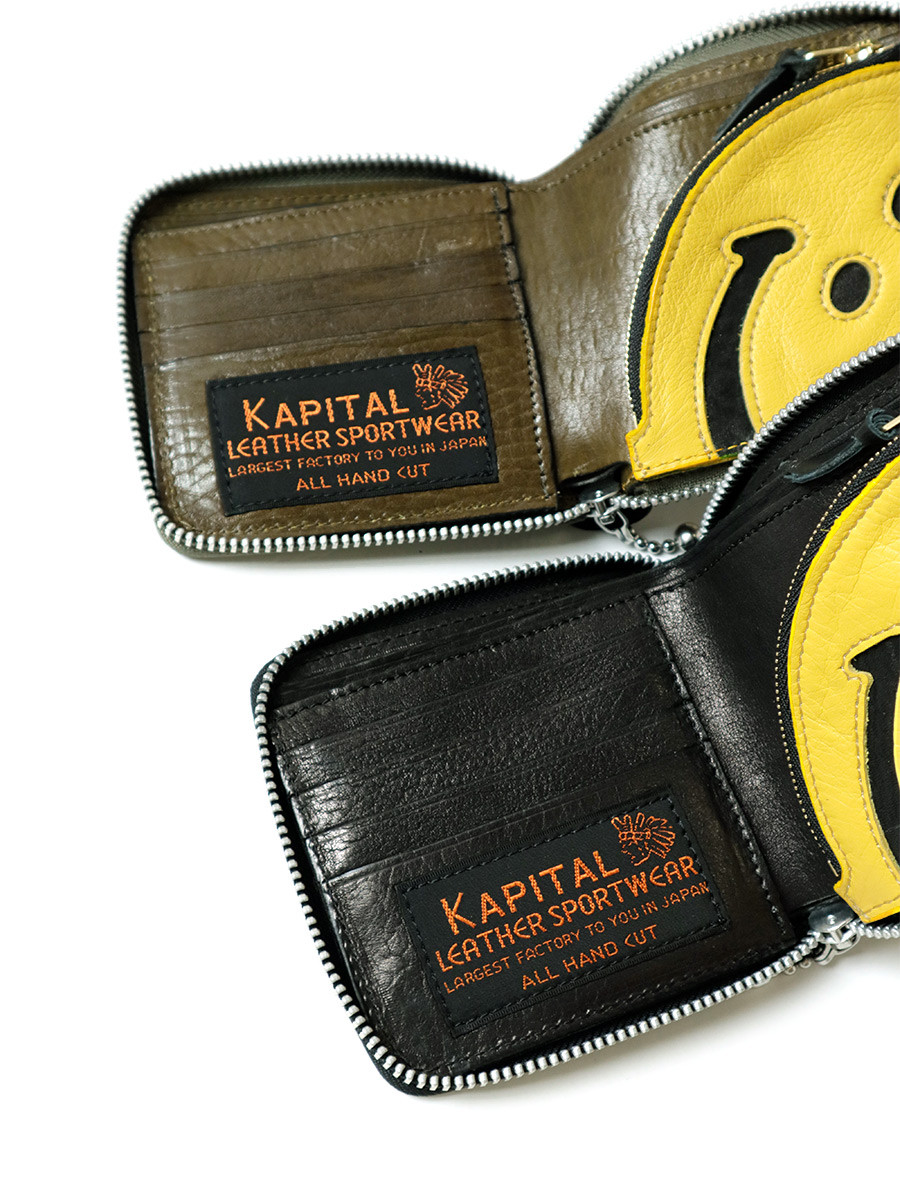 KAPITAL GOODS Leather RAINBOWY ZIP Wallet