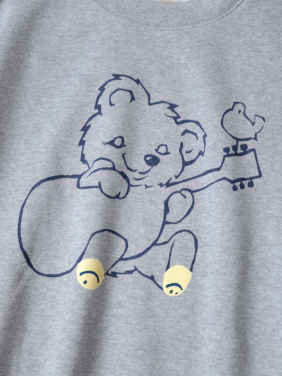 KAPITAL Sweat Shirt ECO Fleece Crew Sweatshirt (Little Bear