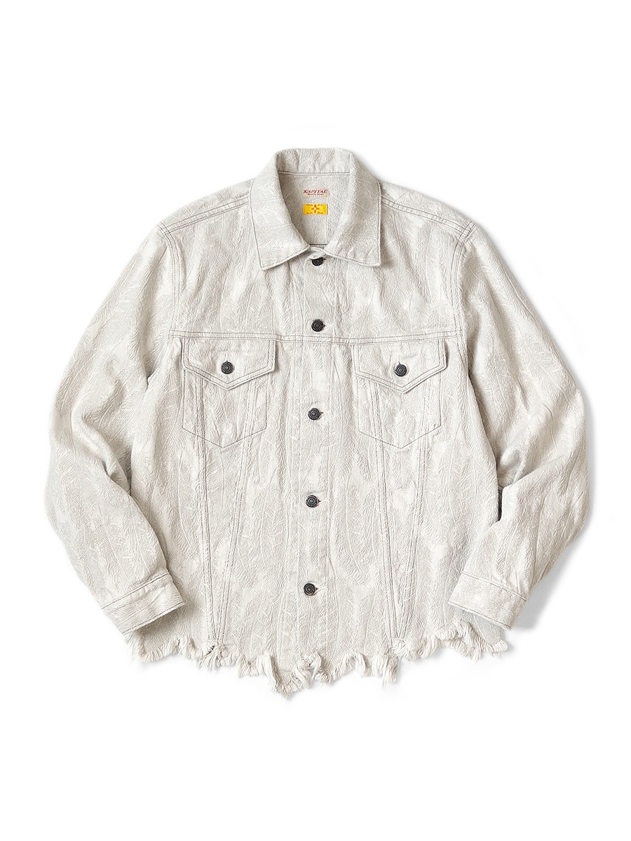 KAPITAL Jacket 12Oz Feather White Denim 3Rd JKT