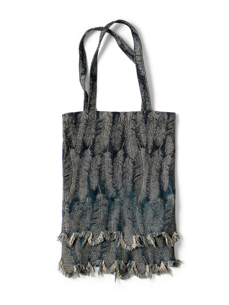 KAPITAL Bag 12Oz Feather Denim TOTE BAG