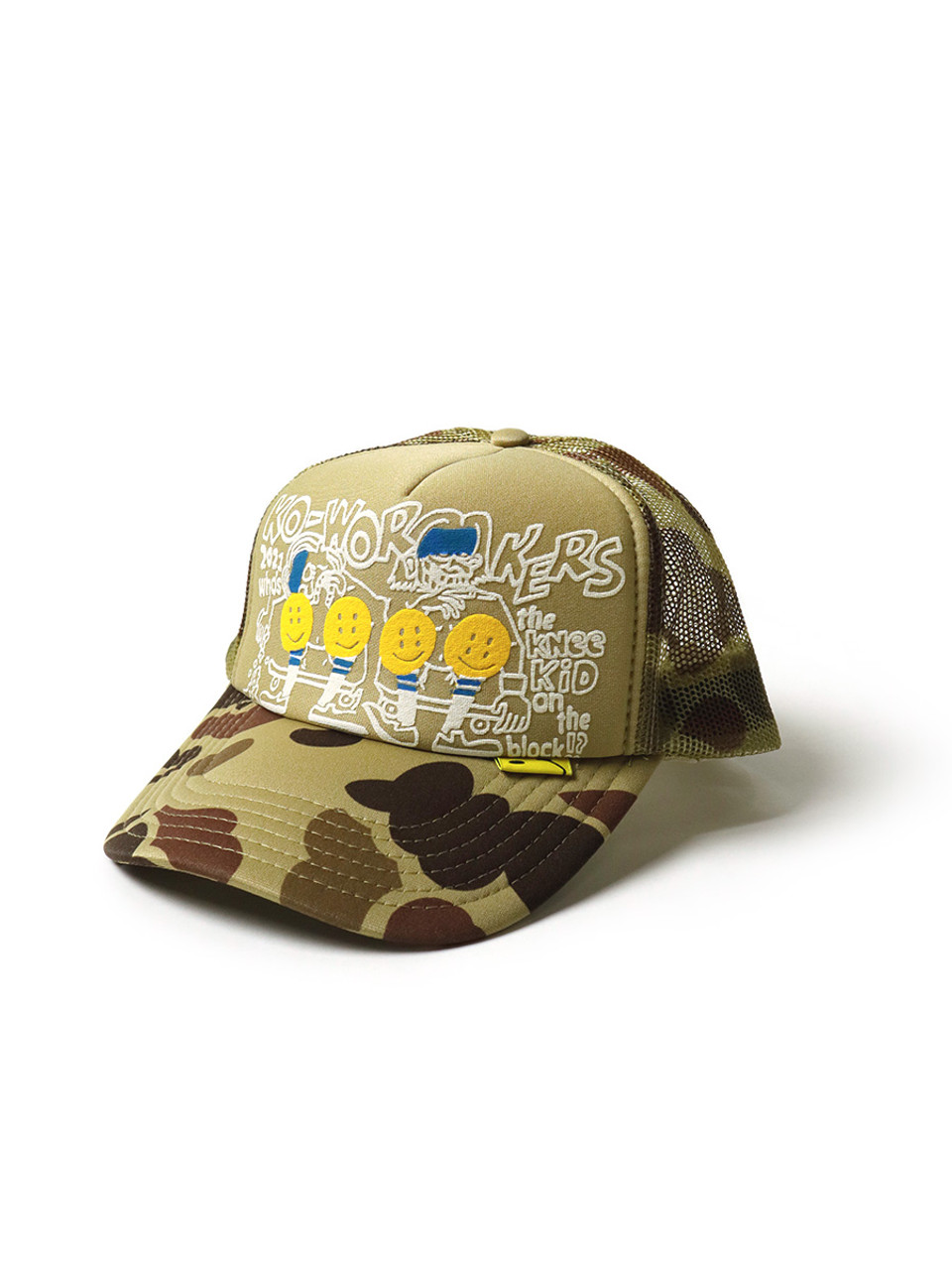 KAPITAL Hat/Cap knee Kid on the block Camouflage Truck CAP