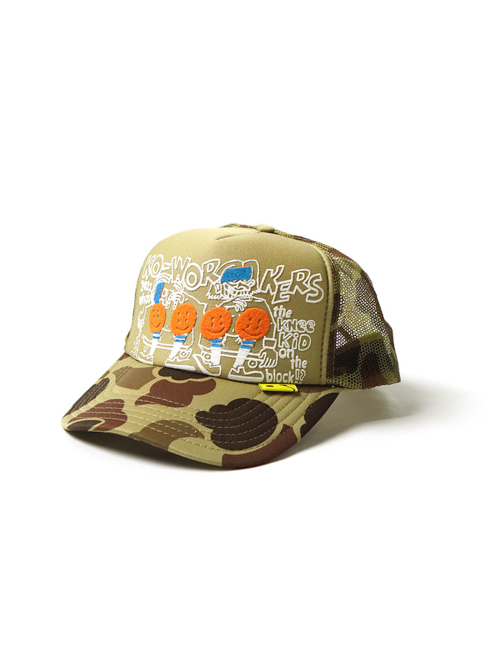 KAPITAL Hat/Cap knee Kid on the block Camouflage Truck CAP