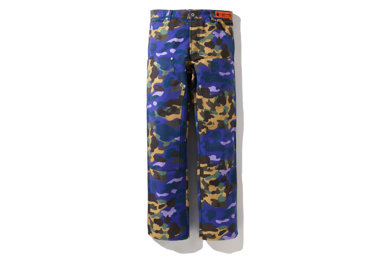 PANTS [BAPE X HERON PRESTON] MIX 1ST CAMO DUCK PAINTER PANTS