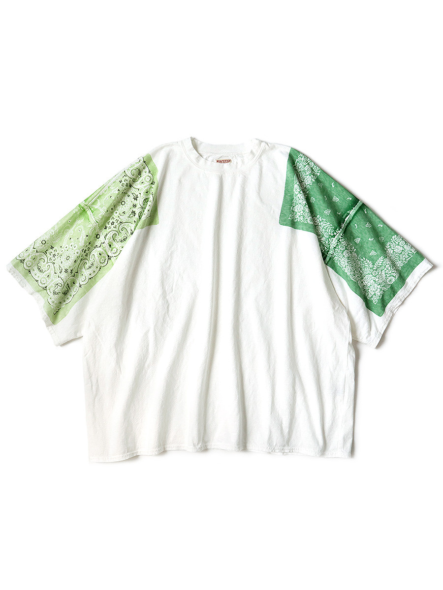 KAPITAL T-Shirt 18.5 / -Tianzhu Bandana HUGE-T (Botanical)