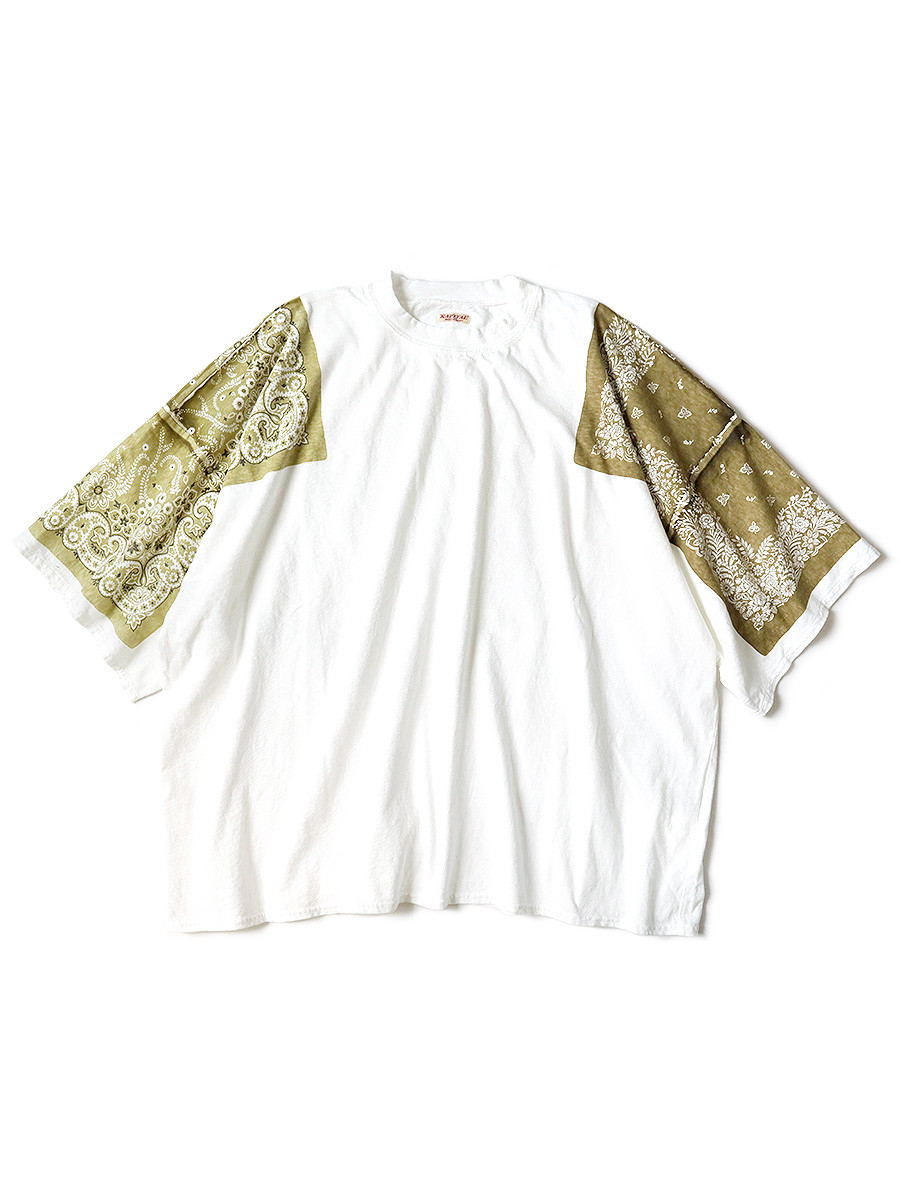 KAPITAL T-Shirt 18.5 / -Tianzhu Bandana HUGE-T (Botanical)
