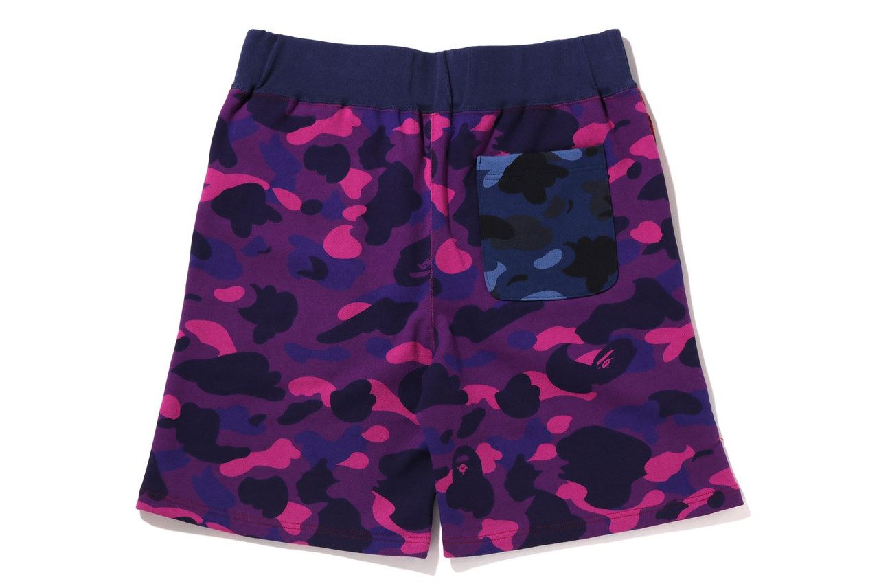 BAPE PANTS CRAZY CAMO SHARK SWEAT SHORTS