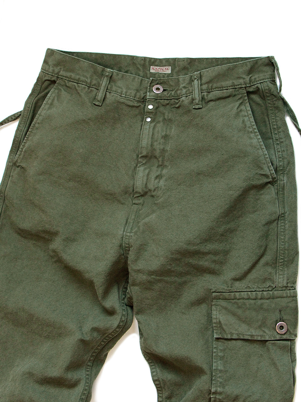 KAPITAL Pants/Shorts Thin Canvas Apple Man Cargo Pants