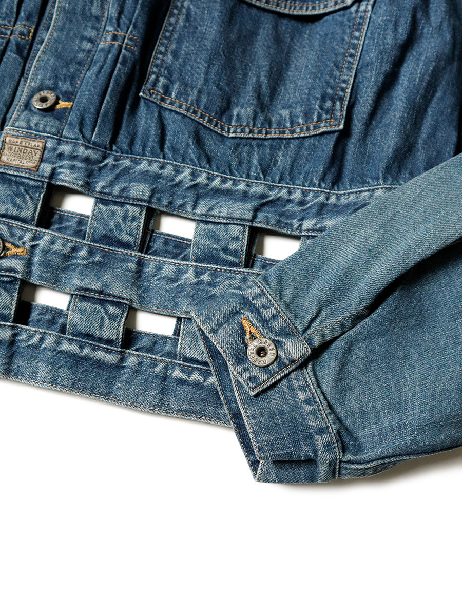 KAPITAL Jacket 11.5Oz Denim Wind Pen 1ST JKT M's (Processed)