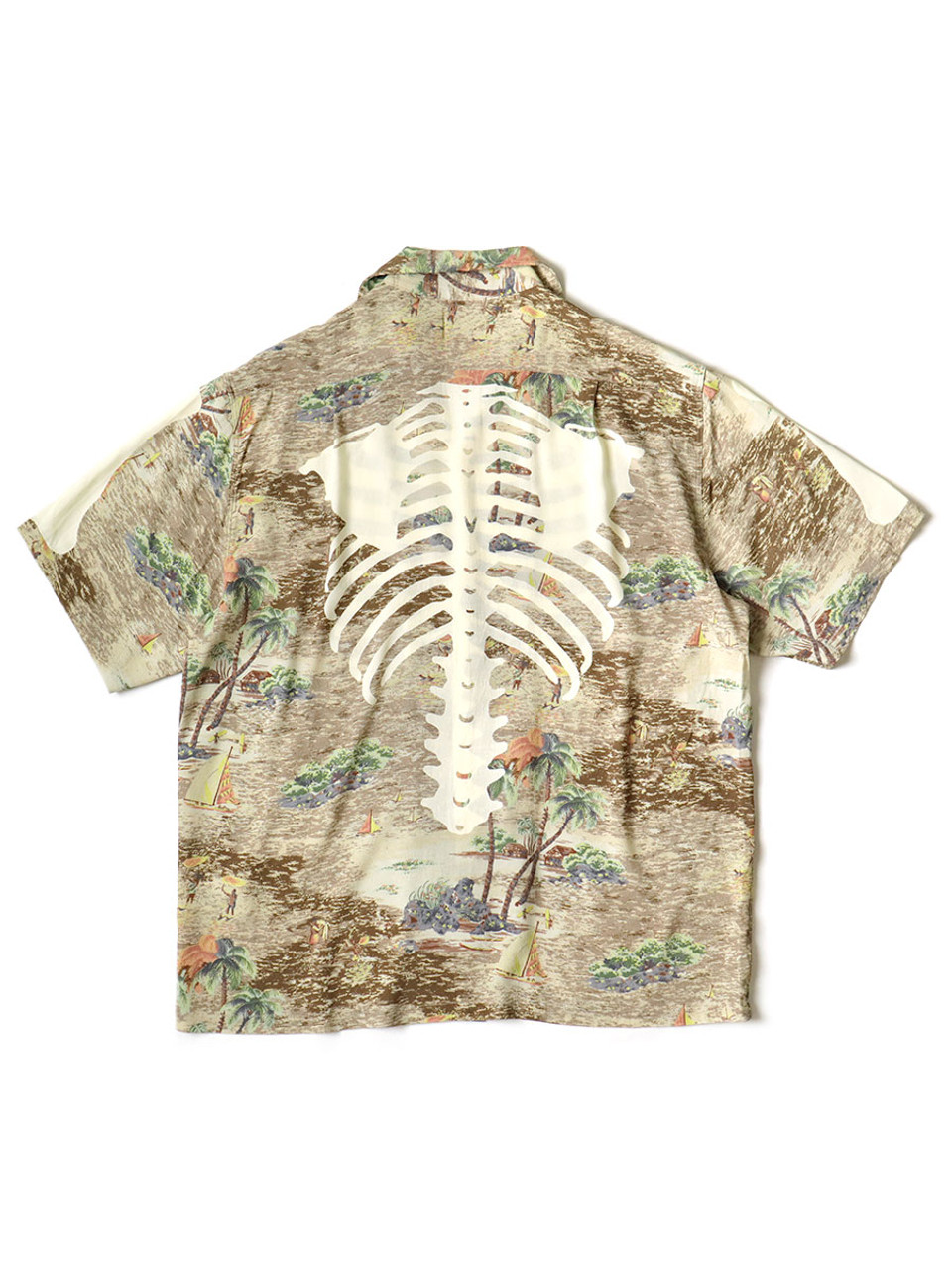 別注 RAYON SHORT SLEEVE ALOHA SHIRT ONE HUNDRED TIGERS（N25
