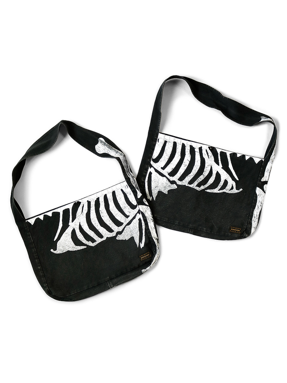 KAPITAL 14oz BONE BOOK BAG - バッグ