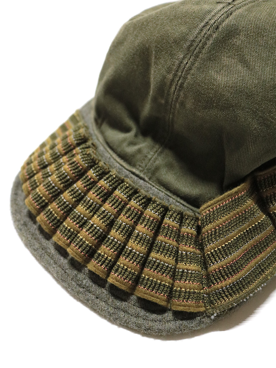 KAPITAL Hat/Cap Chino x Wool Crazy Bullet CAP