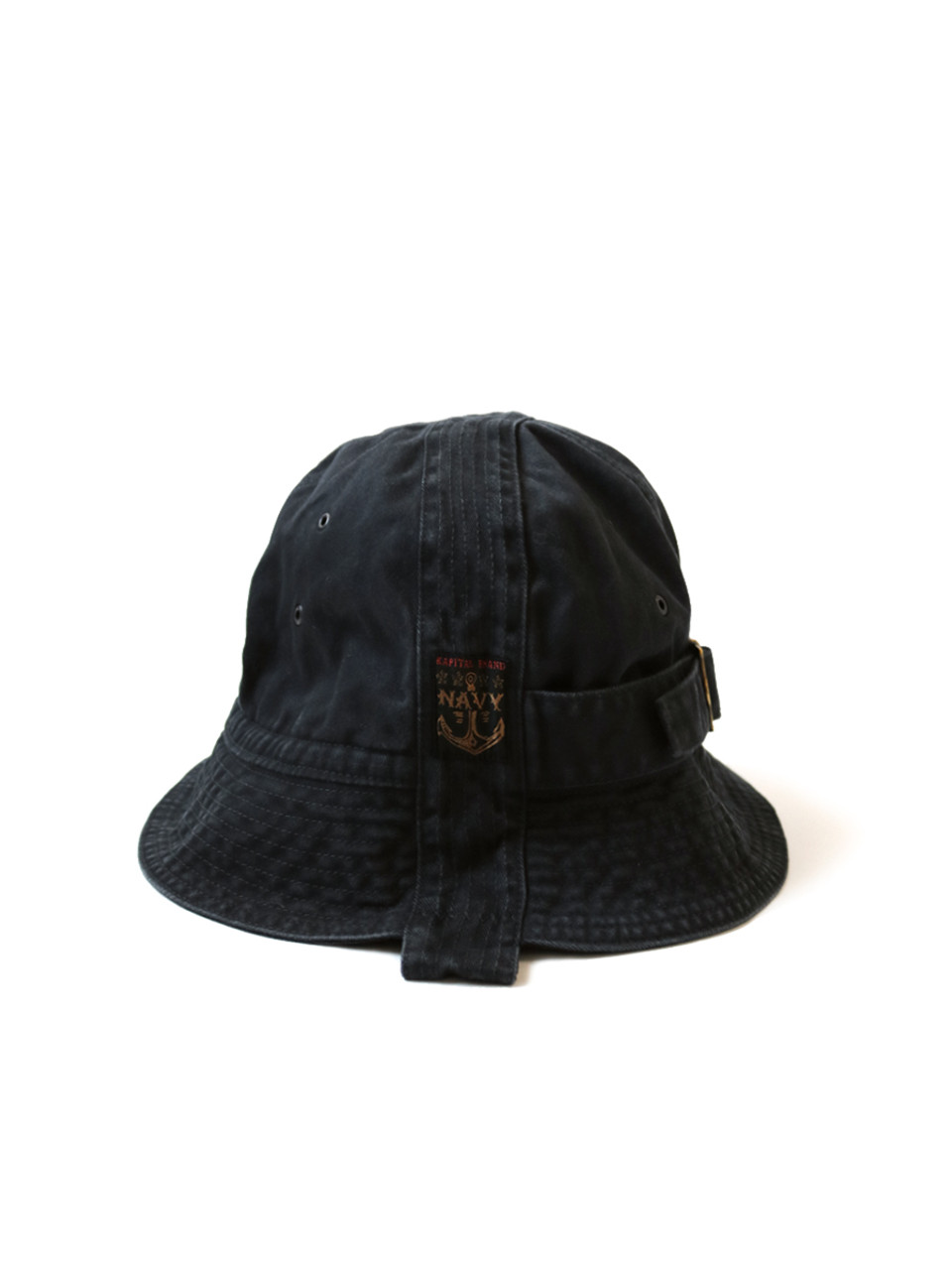KAPITAL Chino Radio Hat キャピタル チノ ラジオハット Kapital Chino Radio Hat, Black – Glasswing